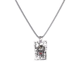 DUTACK Women Men Fashion Hip Hop Clown Pendant Necklace Party Jewelry Accessories Stainless Steel, Stainless Steel