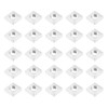 METALLIXITY Square Nuts, (M4x7mmx7mm) 25Pcs, Carbon Steel Coarse Thread Square