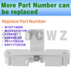 CDDCWZ Washer Lid Strike Replacement Parts W10837741 W10714899, Washing Machine