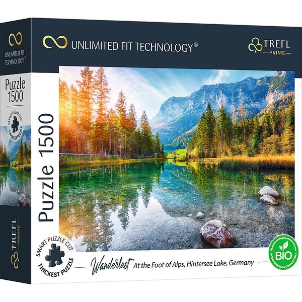 Trefl Prime 1500 Piece Puzzle - Wanderlust: at The Foot of Alps, Hintersee Lake, Germany