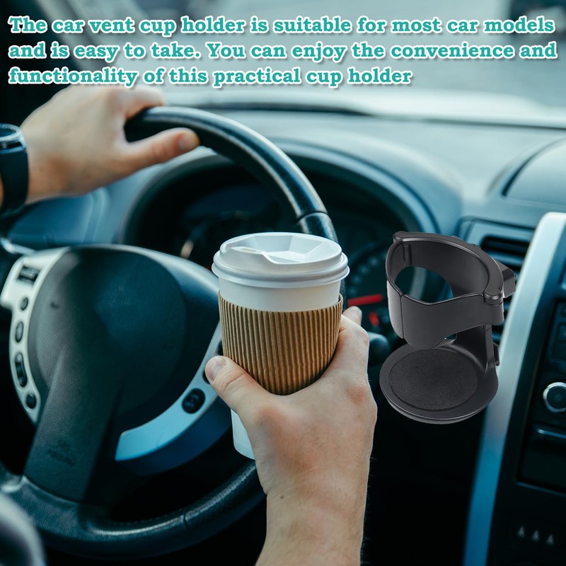 Car Cup Holder, 2-Pack Air Vent Drink Holders for Cars