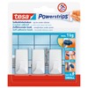 Tesa Powerstrips Hooks Small Square White