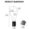 RESET-200 4 Digit Combination Padlock with 30 cm Steel Cable,High