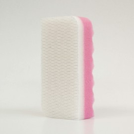 Towa Sangyo Kitchen Sponge, Pink, 4.7 x 2.4 x 1.3 inches (12 x 6 x 3.2 cm)