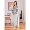 Ekouaer Maternity Pajama Set Nursing Pjs Women Breastfeeding Pregnancy Postpartum