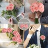 WANTMAZOR Artificial Flowers Pink Roses 100PCS Real Looking Foam Fake