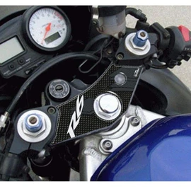 Resin Bike Stickers Motorcycle Compatible with Yamaha R6 1999-2002. Fork Steering Protections from Impact and Scratches. Pair of Resin Stickers - Gadget Moto