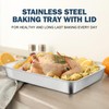 Joyfair Baking Tray for Oven, Stainless Steel Rectangle Baking Tin