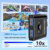USB 3.0 Switch, Bi-Directional USB Switcher 2 in 1 Out/1