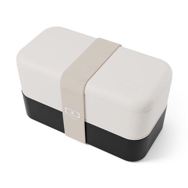 MONBENTO - Lunch Box Original Beige/Black - Adult Lunch Box