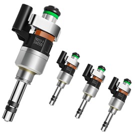 Upgraded 6 Holes Fuel Injectors Fit For Chevy:Cruze 1.4L 2016-2019/Equinox 1.5L 2018-2022/Malibu 1.5L 2016-2020,For Buick Encore 1.4L 2016-2016,For GMC Terrain 1.5L 2018-2020 OEM # 55577403 (4 Pcs)