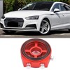 Ausla Ölfilter-Sandwichplatten-Adapter Universal Aluminium-Ölkühler-Messplatte mit 3/4 Zoll X16UNF oder M20x1,5