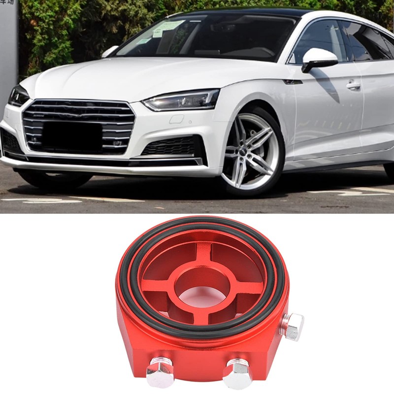 Ausla Ölfilter-Sandwichplatten-Adapter Universal Aluminium-Ölkühler-Messplatte mit 3/4 Zoll X16UNF oder M20x1,5