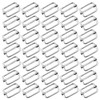 Hysagtek 50 Pcs 1 Inch Metal Adjustable Slide Buckle Strap