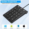 Suejezt 18 Key Wired Numeric Keypad with 3 Port USB