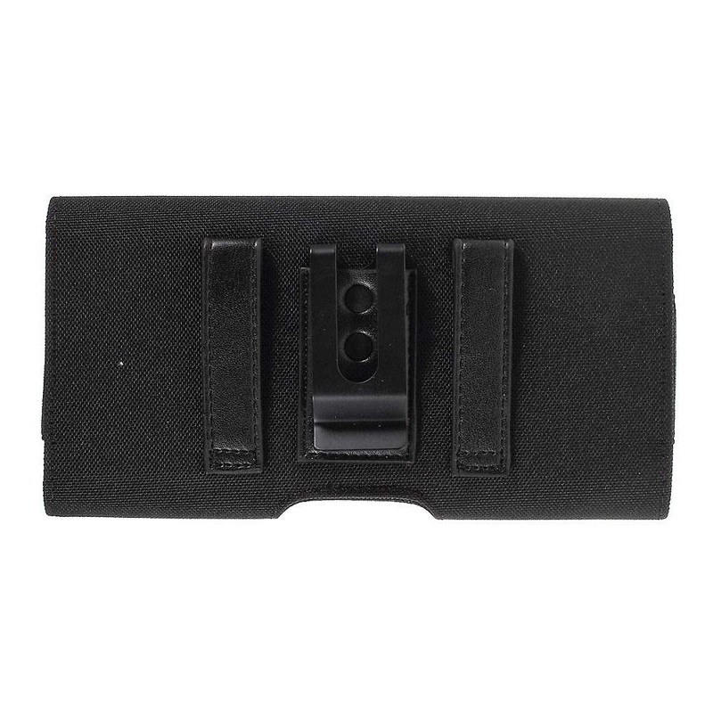 DFV mobile - Nylon Case Metal Belt Clip Horizontal Textile