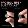 AILLSA Medium Almond Nail Tips - 240pcs Thickened False Nail