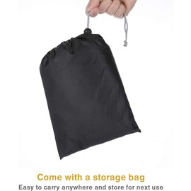 Lawn Mower Cover, 76 x 25 x 57 x 44 Inch 210D Polyester Fibres, Waterproof, Dustproof, Weatherproof Cover, Dust Protection, Lawn Mower Tarpaulin, Protective Cover