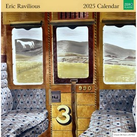 Museums & Galleries 2025 Square Wall Calendar - Eric Ravilious Designs - Eco-Friendly - Made in the UK