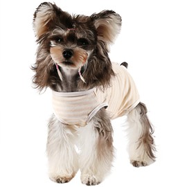 Etdane Dog Period Diapers Small Dog Sanitary Panties Period Suit for Male Female Dogs Diaper Cover for Heat Yellow/Small