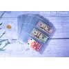30 Pack 180 Pockets 11 Hole Currency Collection Sleeves, Cash