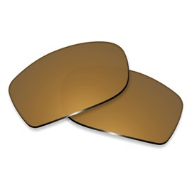 Betterun Bronze Gold Polarized Replacement Lenses/Nose Pad for Oakley Straightlink