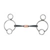 Shires Black Sweet Iron Universal With Lozenge Horse Bit 5",