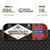 Brunswick Boneless Kipper Style Herring Fillets, 3.53 oz Can (Pack