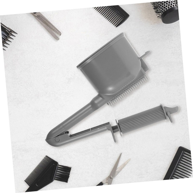 FOMIYES Semi Automatic Hair Dye Comb with Roller Teeth Light