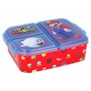 Mario Sandwich Lunch Snack Box Multi Compartment Kids Children School