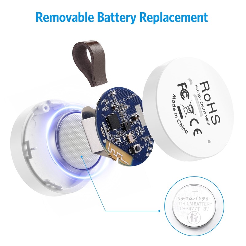Brifit Bluetooth Thermometer Hygrometer, Wireless Temperature Humidity Sensor with Smart