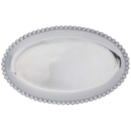 MARIPOSA Pearled Oval Platter, Small