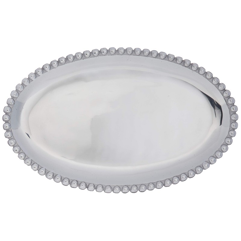 MARIPOSA Pearled Oval Platter, Small