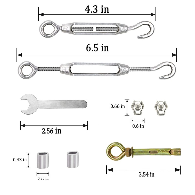 MHY 32Ft Heavy Clotheslines,Outdoors 304 Stainless Steel Clothes Line,Heavy Duty