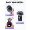 SUNMON Furry Mic Windscreen for DJI Mic 2, Furry Mic