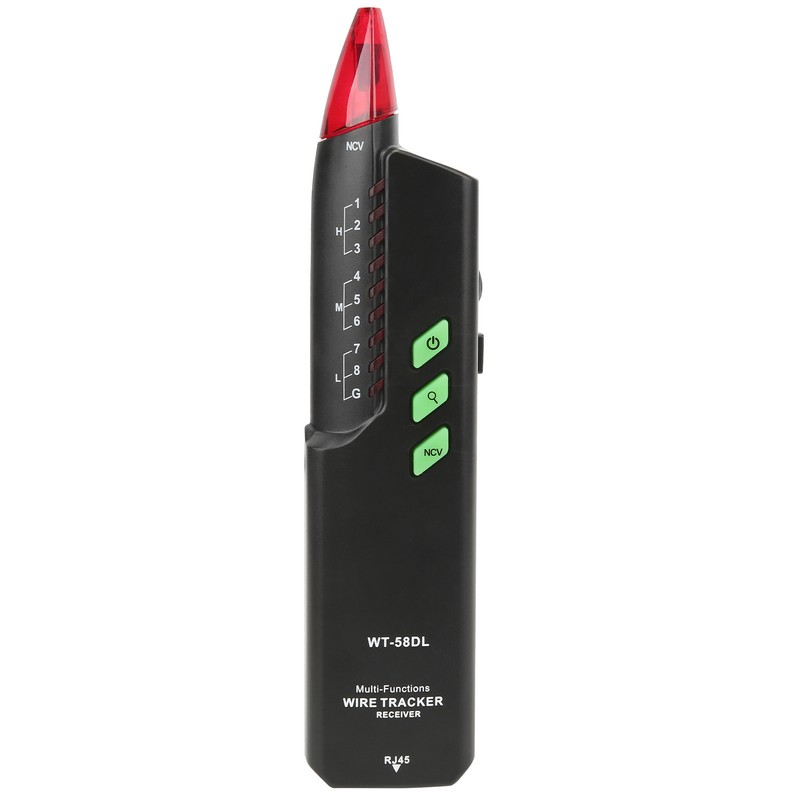 WT58DL 0300m Network Cable Tester AntiInterference Noiseless POE Multifunctional Wire