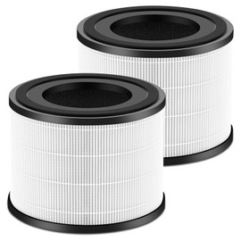 2 Pack AP-S0610L Air Purifier Replacement Filters, 3-in-1 True Filter Compatible with Mooka APS0610L Purifiers
