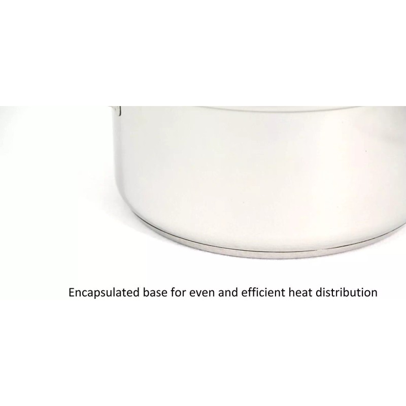 Cook Pro New 8 Quart Stainless Steel 4 Piece Multi-Cookware