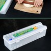 SYXLS Cling Film Dispenser, Cling Film Cutting Box, Reusable Film