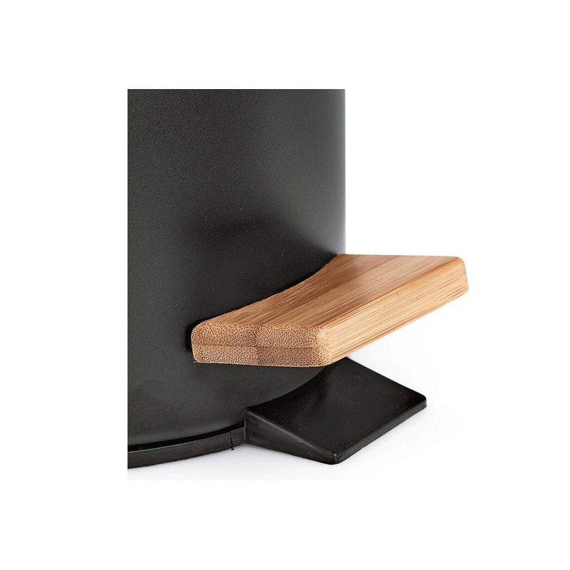 Zeller Present 18910 Cosmetic Bin 3 Litres Metal / Bamboo