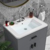 US Bathroom Vanity Sink Top Ceramic Vanity Sink Top with