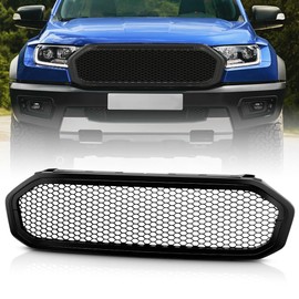 KEEKPO - For 2019 2020 2021 2022 2023 Ford Ranger Black Front Bumper Grille Replacement