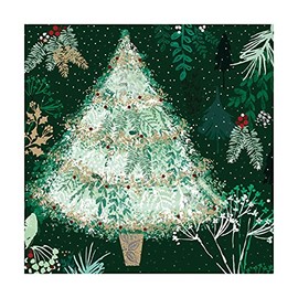 Museums & Galleries Bright Tree by Jo Spicer Pack of 8 Christmas Cards, Multi, 130 x 130 mm
