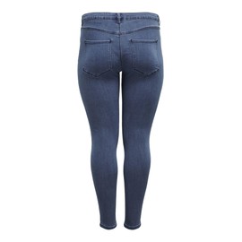 ONLY Carmakoma Women's Carthunder Push Up Reg Sk MBD Noos Skinny Jeans, Blue (Medium Denim Blue), 52 Große Größen
