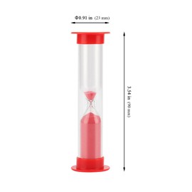 MUKSEUT 24 PCS Sand Timer Set, 30sec/1min/ 2mins/3mins/ 5mins/10mins Mini Sand Clock Timers Kit, Small Colorful Sand Timer, 6 Sizes 30s to 10min Timing for Home, Office, Exercising
