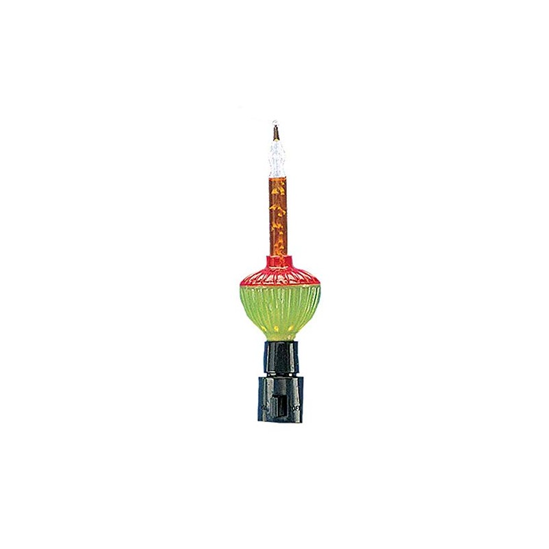 Kurt S. Adler 5-Inch Bubble Night String Lights, Multi