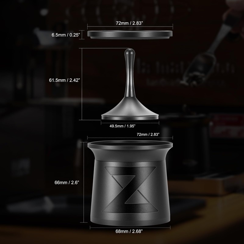 IKAPE 54mm Espresso Powder Receiver Cup, Coffee Powder Receiver Container,