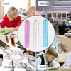 3 Pcs Foldable Ruler, Ruler 30cm Folding, Color Ruler 30cm,
