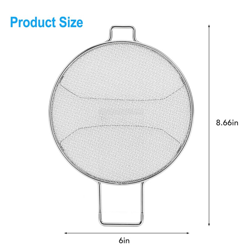Stainless Steel Splatter Shield for Ninja Foodi Max PRO AG651UK,