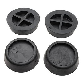 First4spares Universal Black Anti Vibration Non Slip Feet For Washing Machines/Tumble Dryers Shock Absorbers Pack Of 4